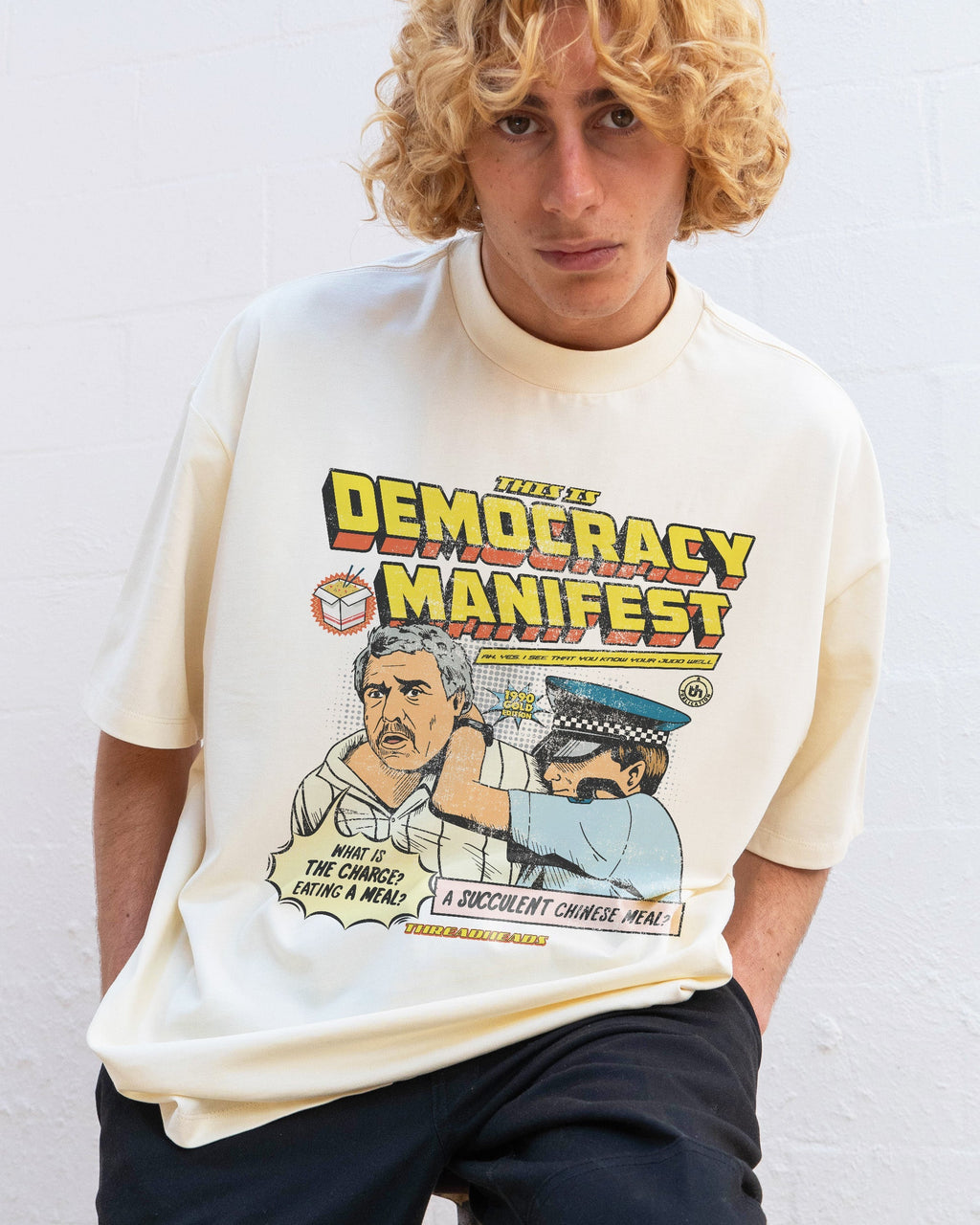 This is Democracy Manifest Oversized Tee Unisex