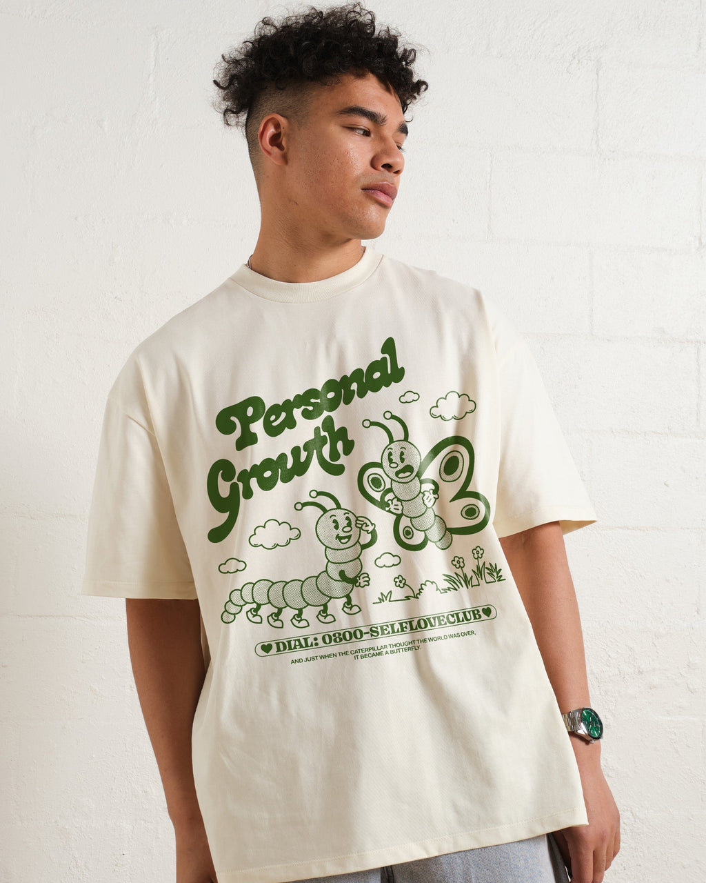 Personal Growth Oversized Tee Unisex