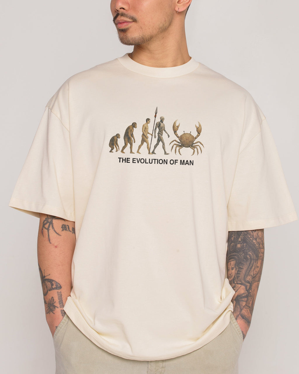 Evolution of Man Oversized Tee Unisex