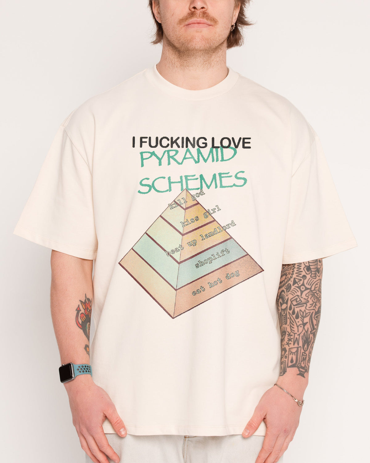 Pyramid Scheme Oversized Tee Unisex