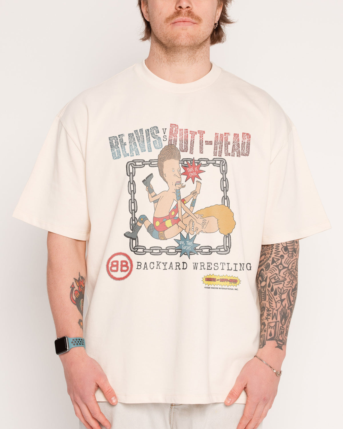 Backyard Wrestling Oversized Tee Unisex