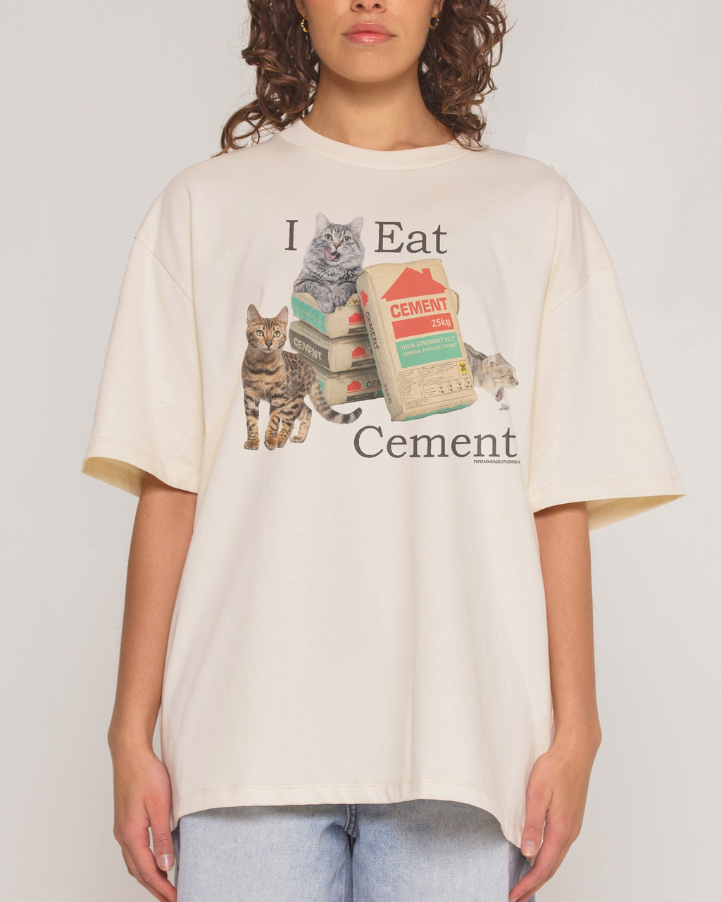 I Eat Cement Oversized Tee Unisex