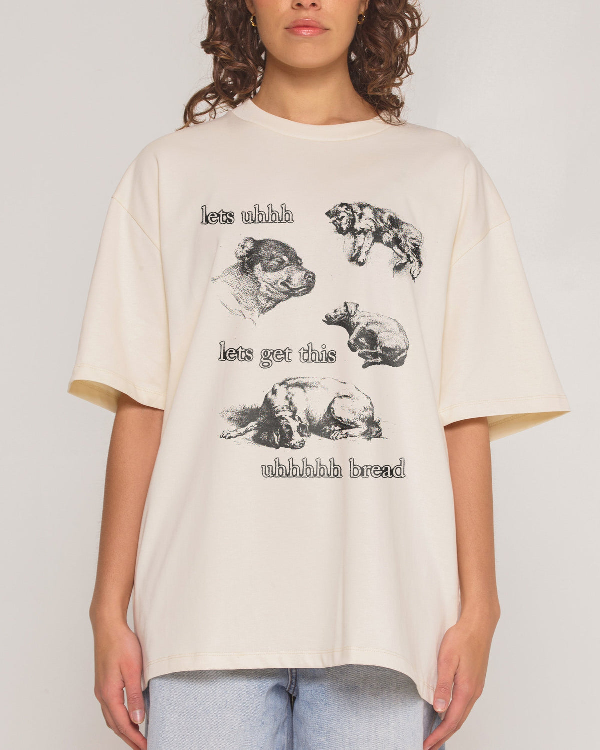 Lets Get This Bread Oversized Tee Unisex