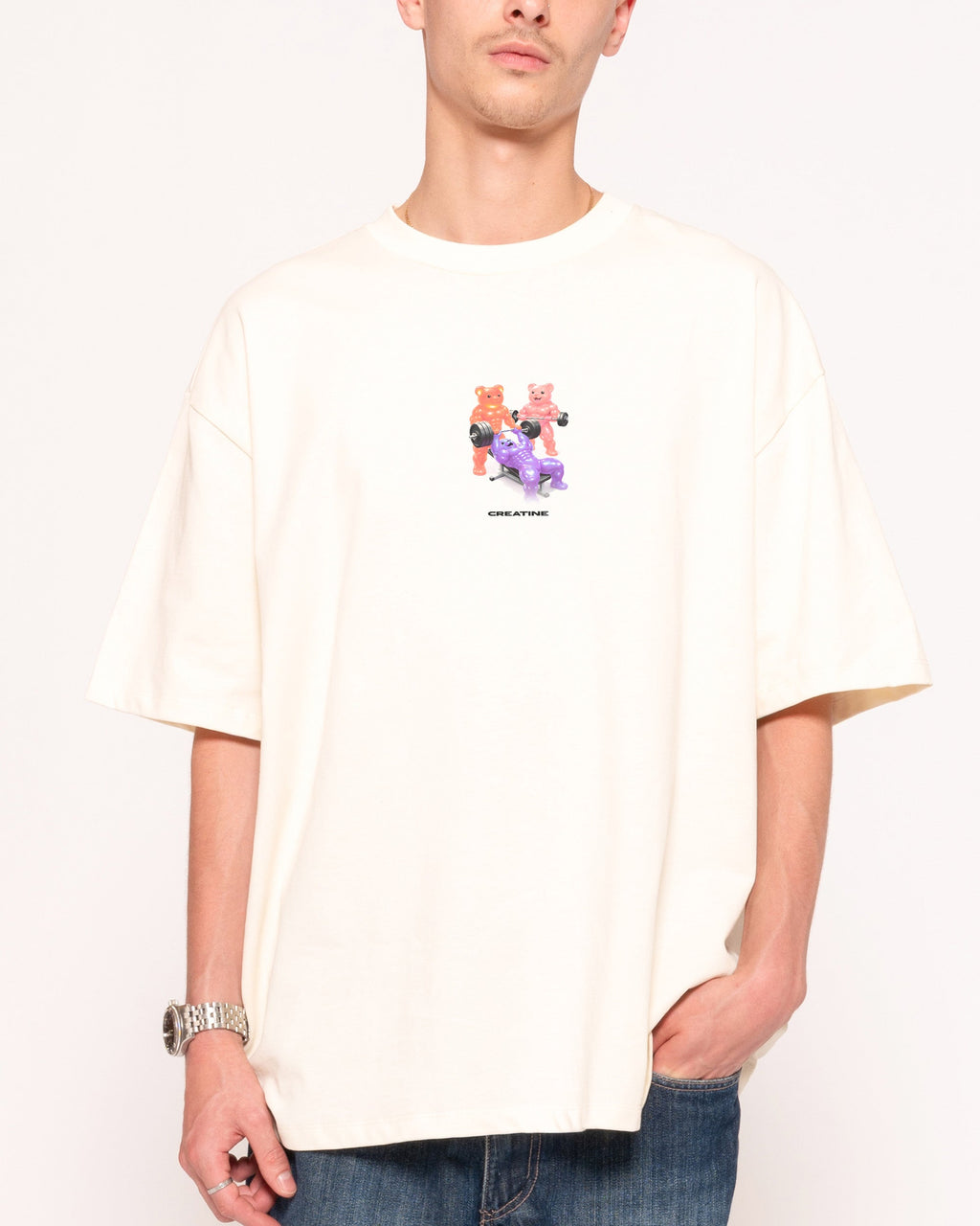 Creatine Gummies Oversized Tee Unisex