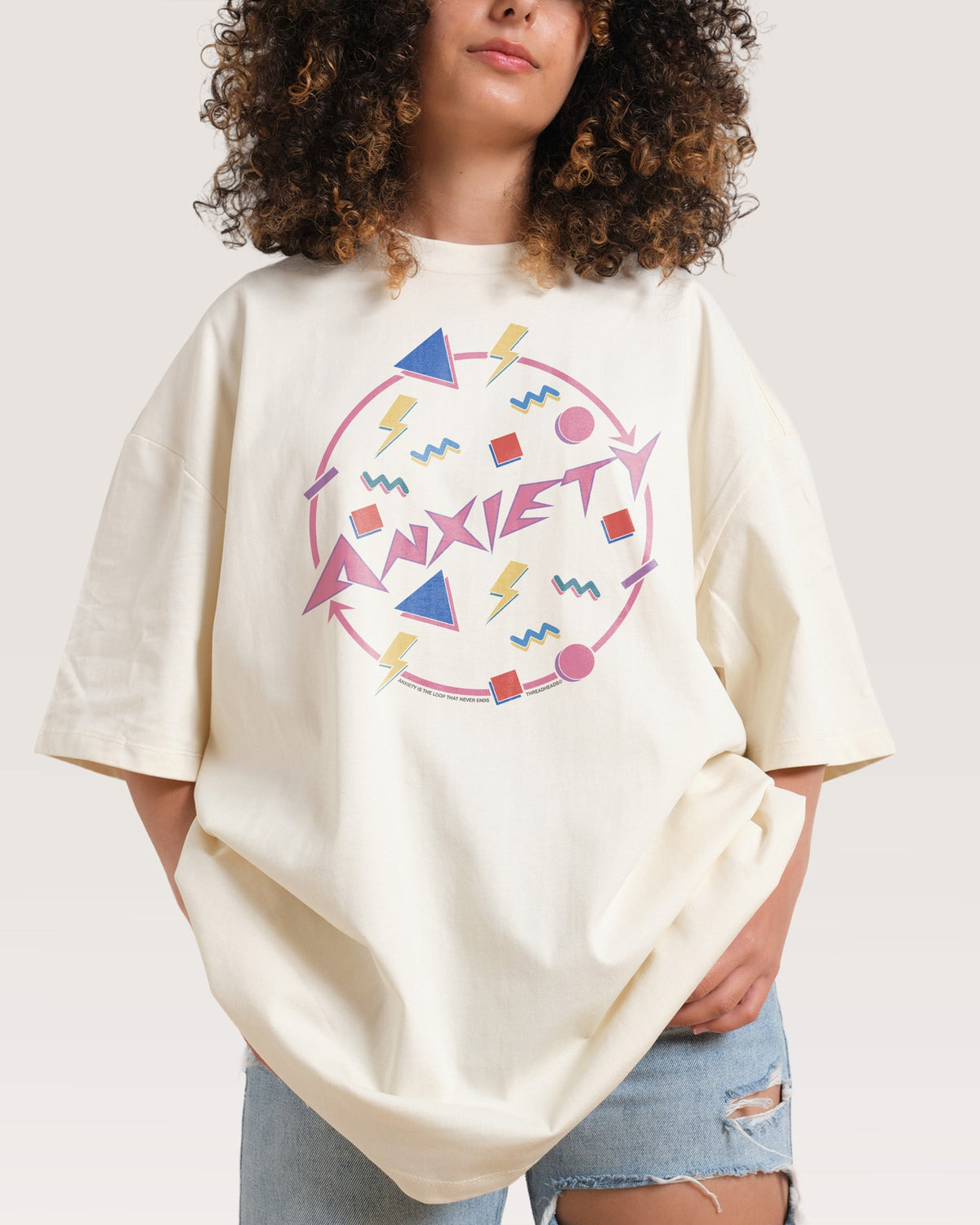 Anxiety Oversized Tee Unisex