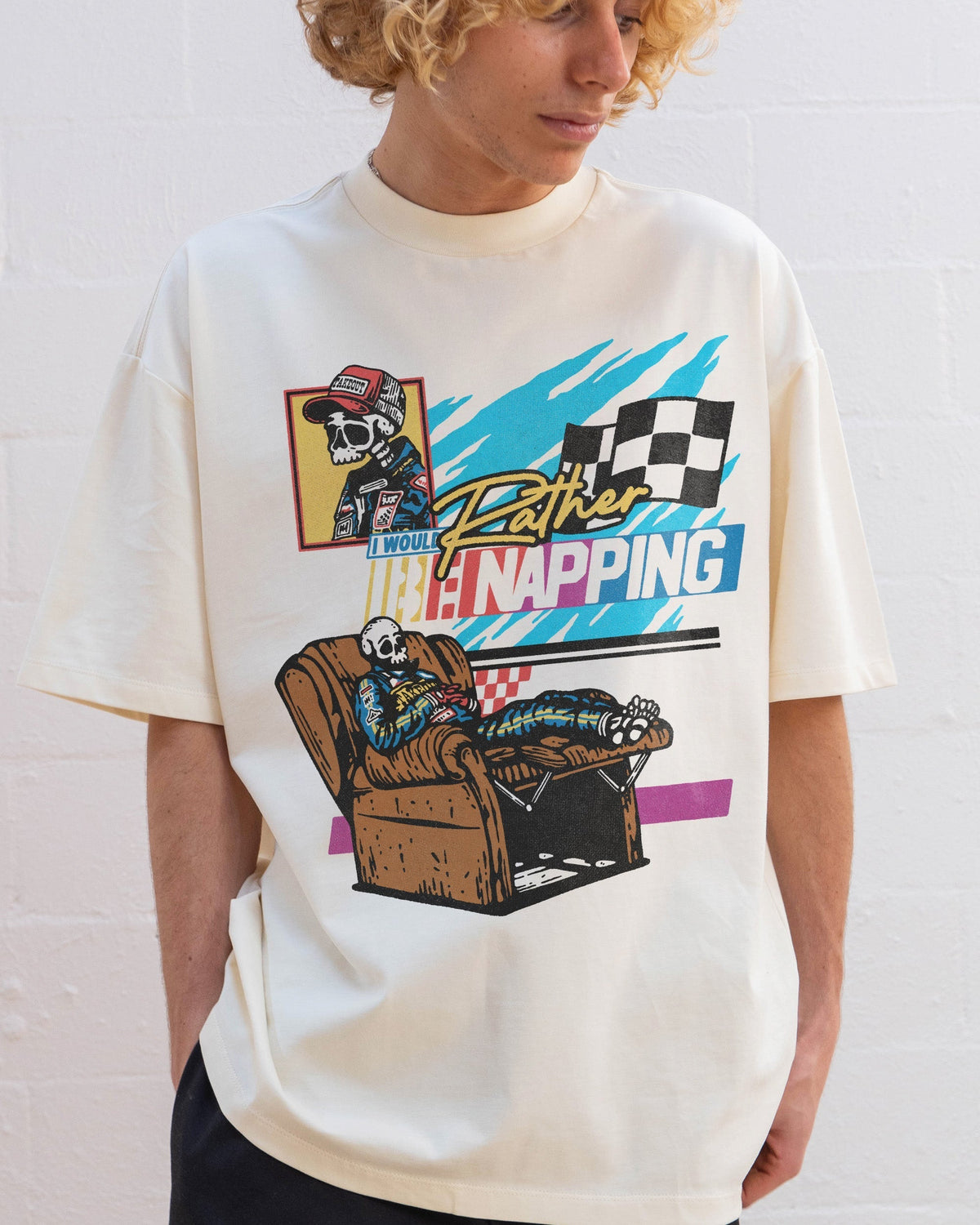 I Would Rather Be Napping Oversized Tee Unisex