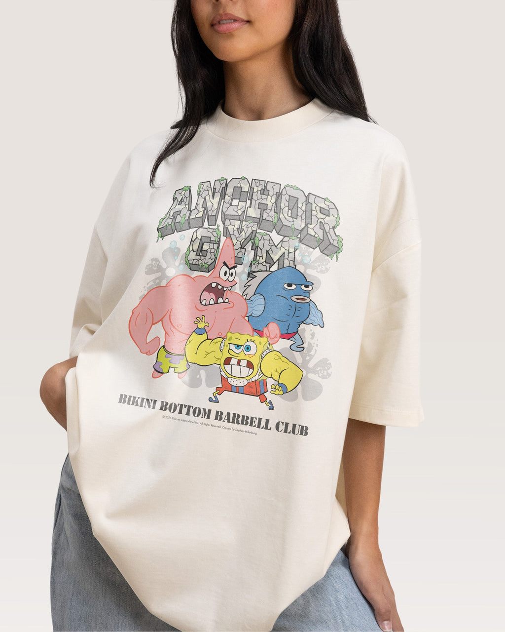 Spongebob Gym Oversized Tee Unisex