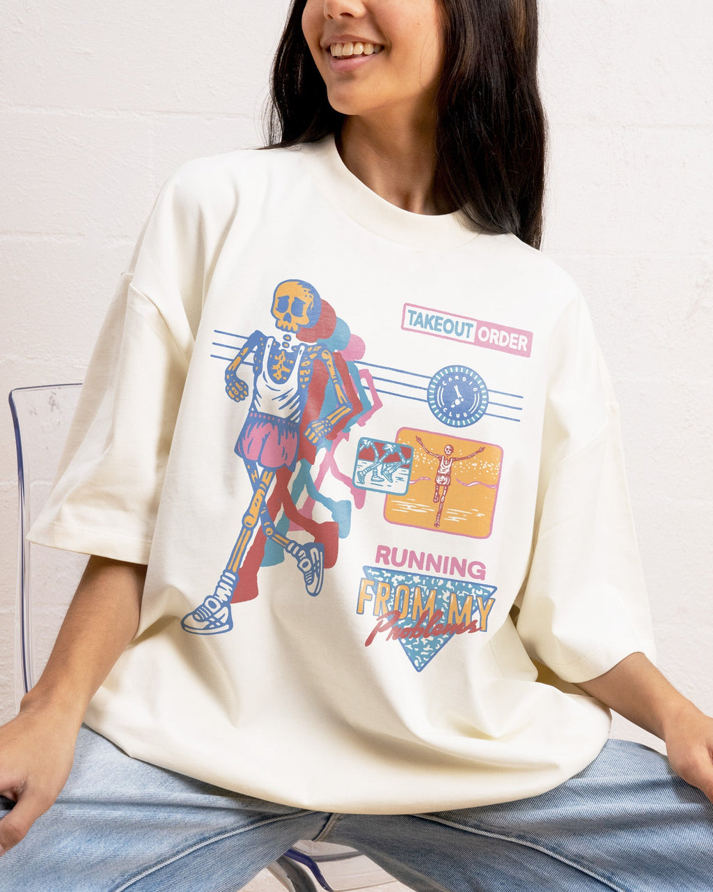 Running From My Problems Oversized Tee Unisex