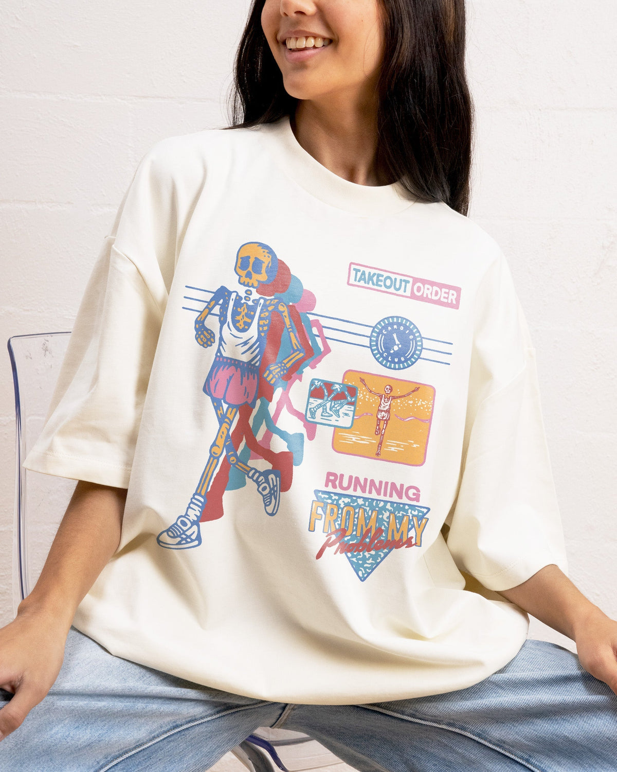 Running From My Problems Oversized Tee Unisex