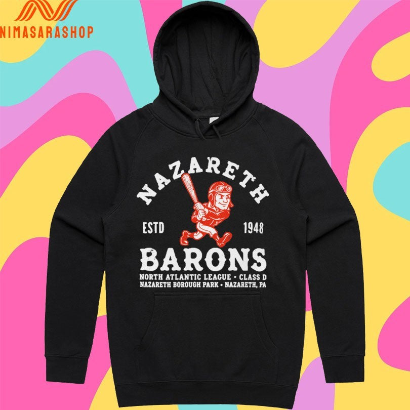 Nazareth Barons Baseball Estd 1948 North Atlantic League Class D Nazareth Borough Park Nazareth Pa Shirts