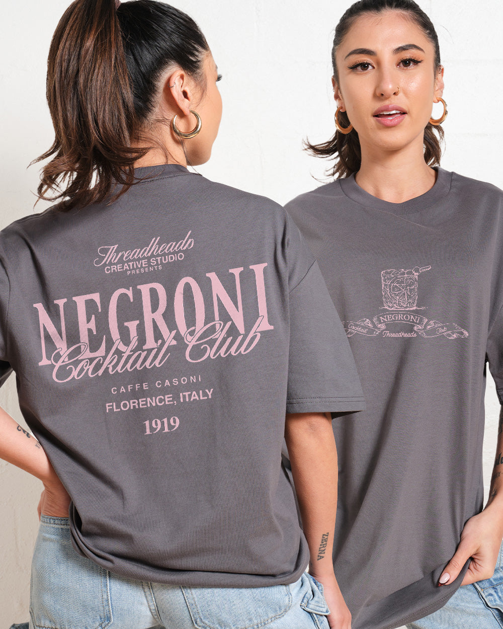Negroni Cocktail Club Oversized Tee Unisex