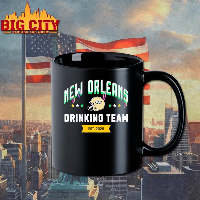 New Orleans football Drinking Team St. Patrick’s Day 2026 Shirt Unisex