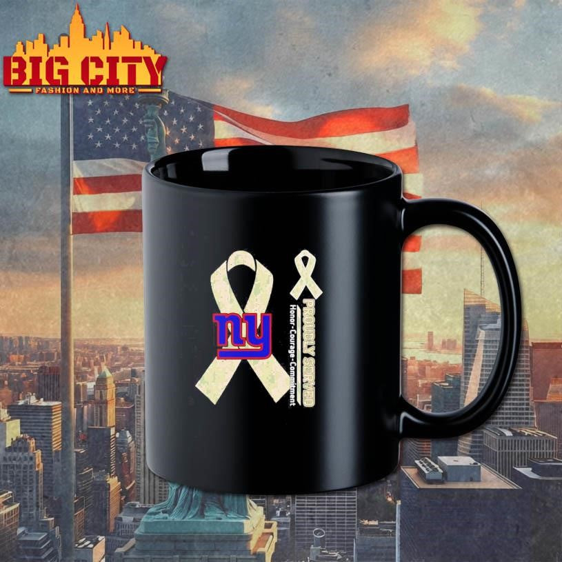 New York Giants Proudly Served Honor Courage Commitment Shirt Unisex