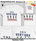 New York Walking Road Football Jaxson Dart Cam Skattebo shirt