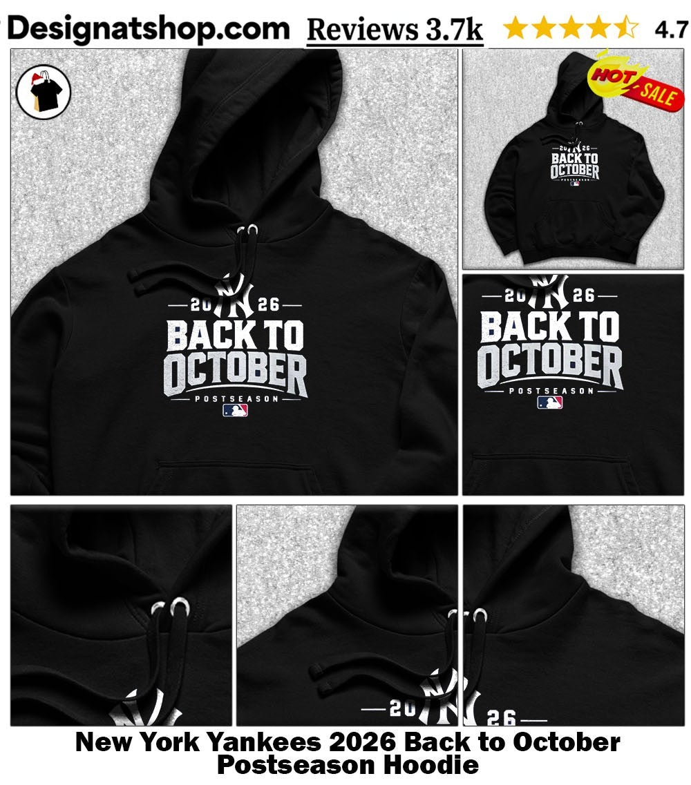New York Yankees 2026 Back to October Postseason shirt