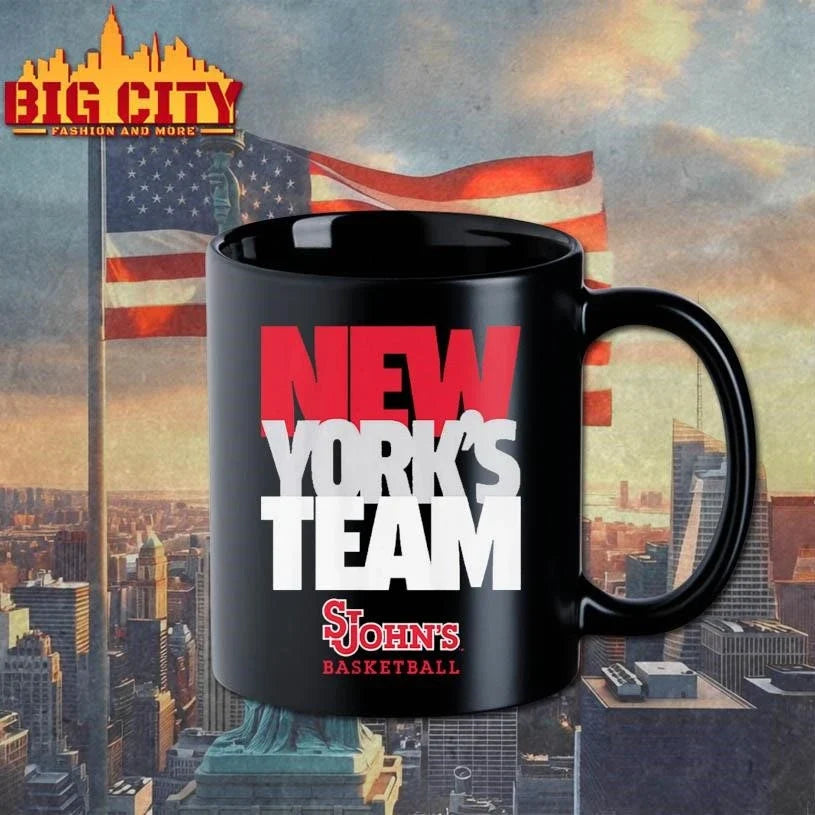 New York’s Team Text Stack St. John’s Basketball Shirt Unisex