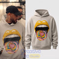 Neymar At Poker Tournament In Las Vegas Homesick Yellow Lips Hoodie