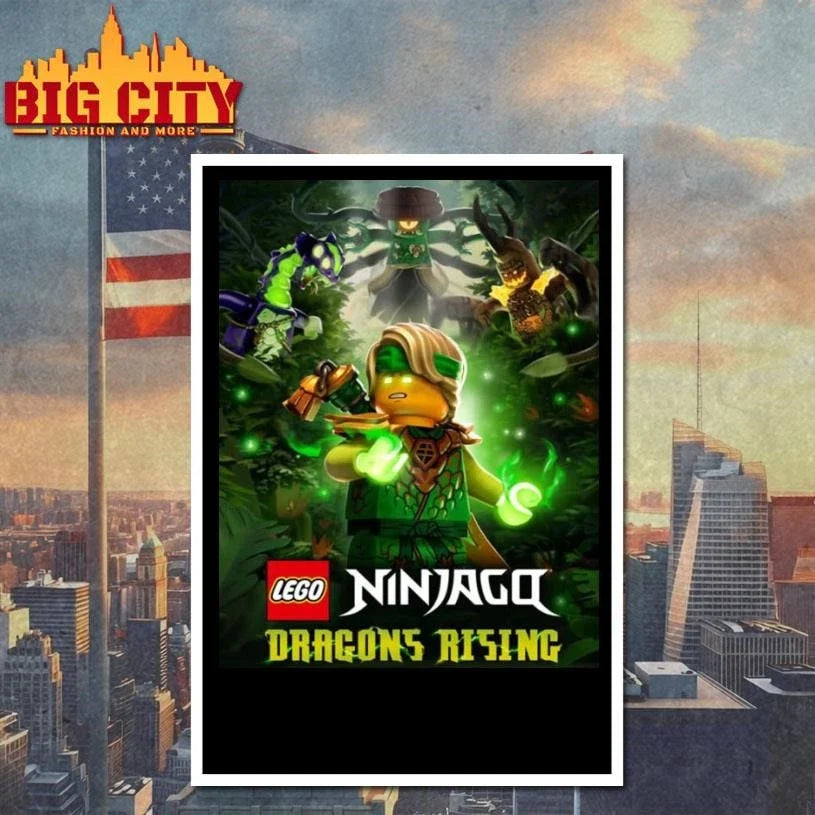 Ninjago Dragon Rising Season 4 Releases On April 2 2026 Poster Shirt Unisex