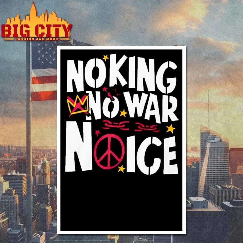 No King No War No ICE Crown 2026 Shirt Unisex