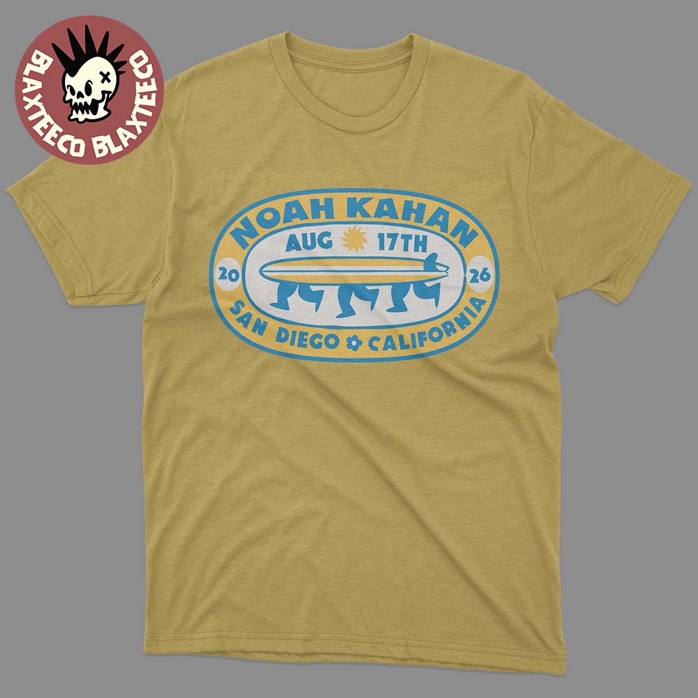 Noah Kahan San Diego California 2026 Exclusive Tee At Petco Park On August 17 2026 T-Shirt