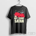 Not Today Satan Cute Horned Cow Shirts Unisex