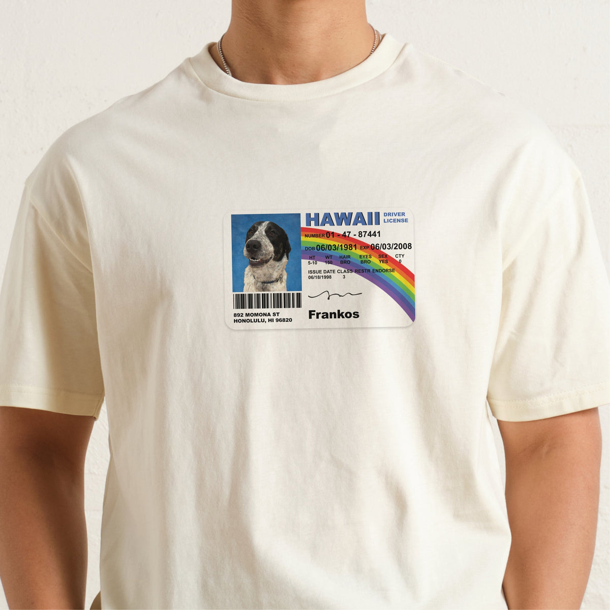 Create Your Own Custom Driver's License Tee Unisex