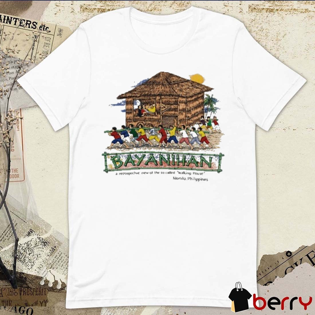 2026 Shaina West Bayanihan Carrying The Walking House Manila Philippines t-shirt