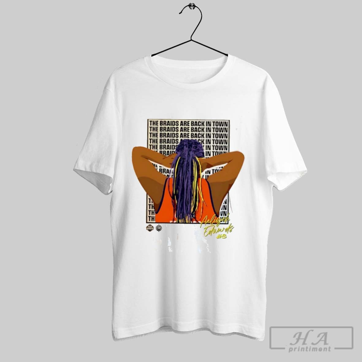 Official Aaliyah Edwards Connecticut Sun The Braids Are Back In Town Unisex