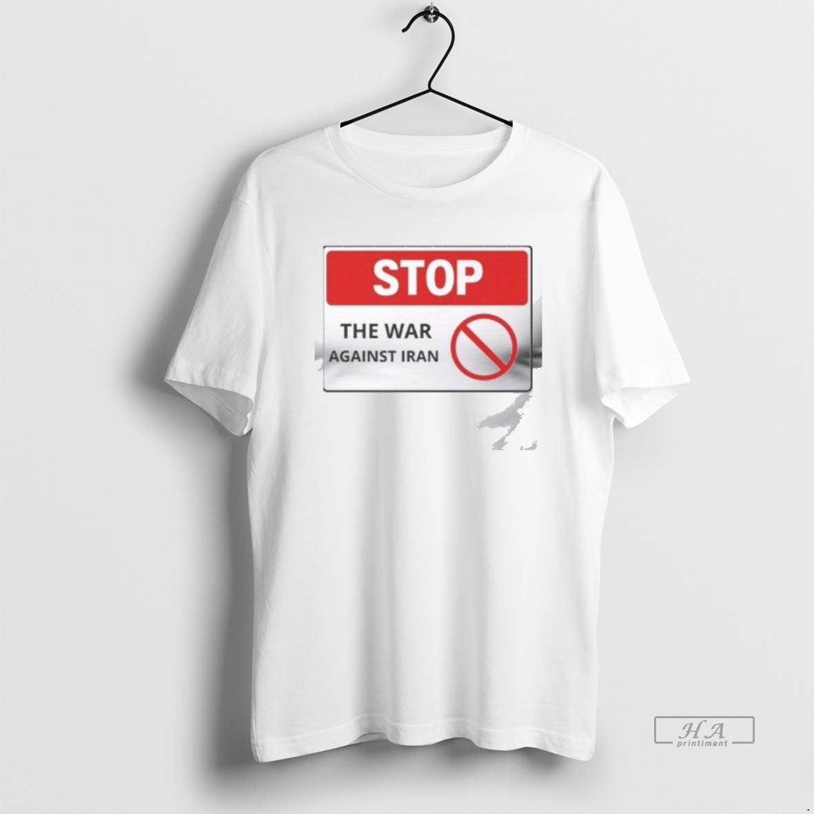 Official Anti War Stop The War Against Iran Men Unisex
