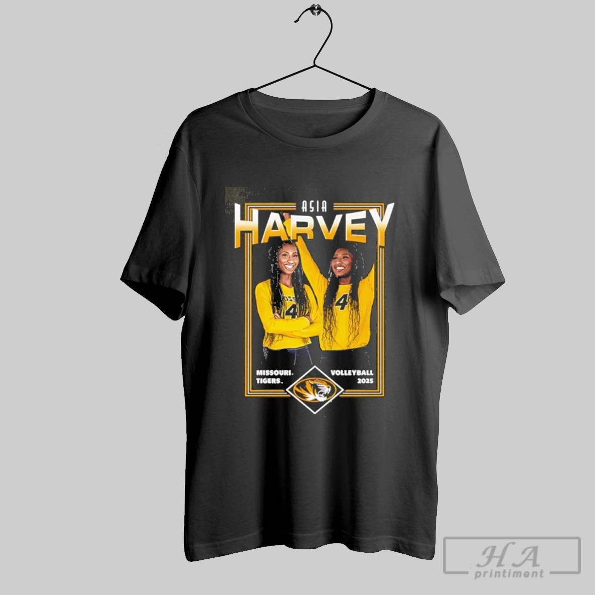 Official Asia Harvey Mizzou Volleyball Graphic Unisex