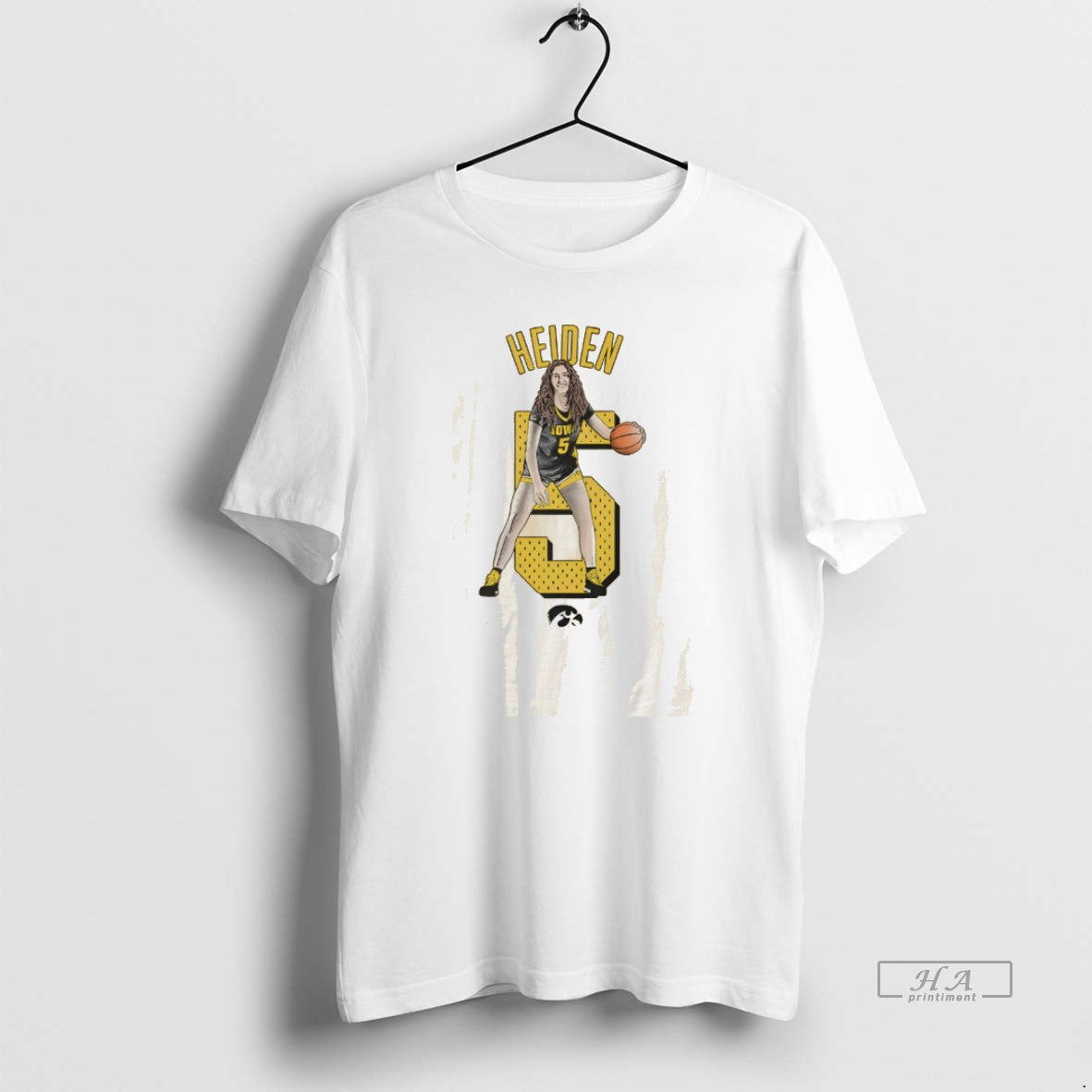 Official Ava Heiden 5 Iowa Womens Basketball Unisex