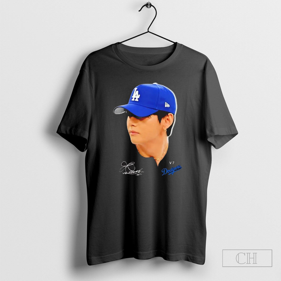 Official Bts V La Dodgers Signature Sweater Unisex