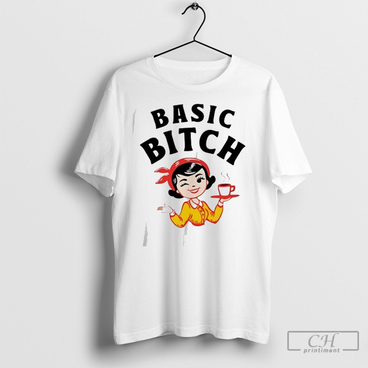 Official Basic Bitch Serving Coffee Halloween Sweater Unisex