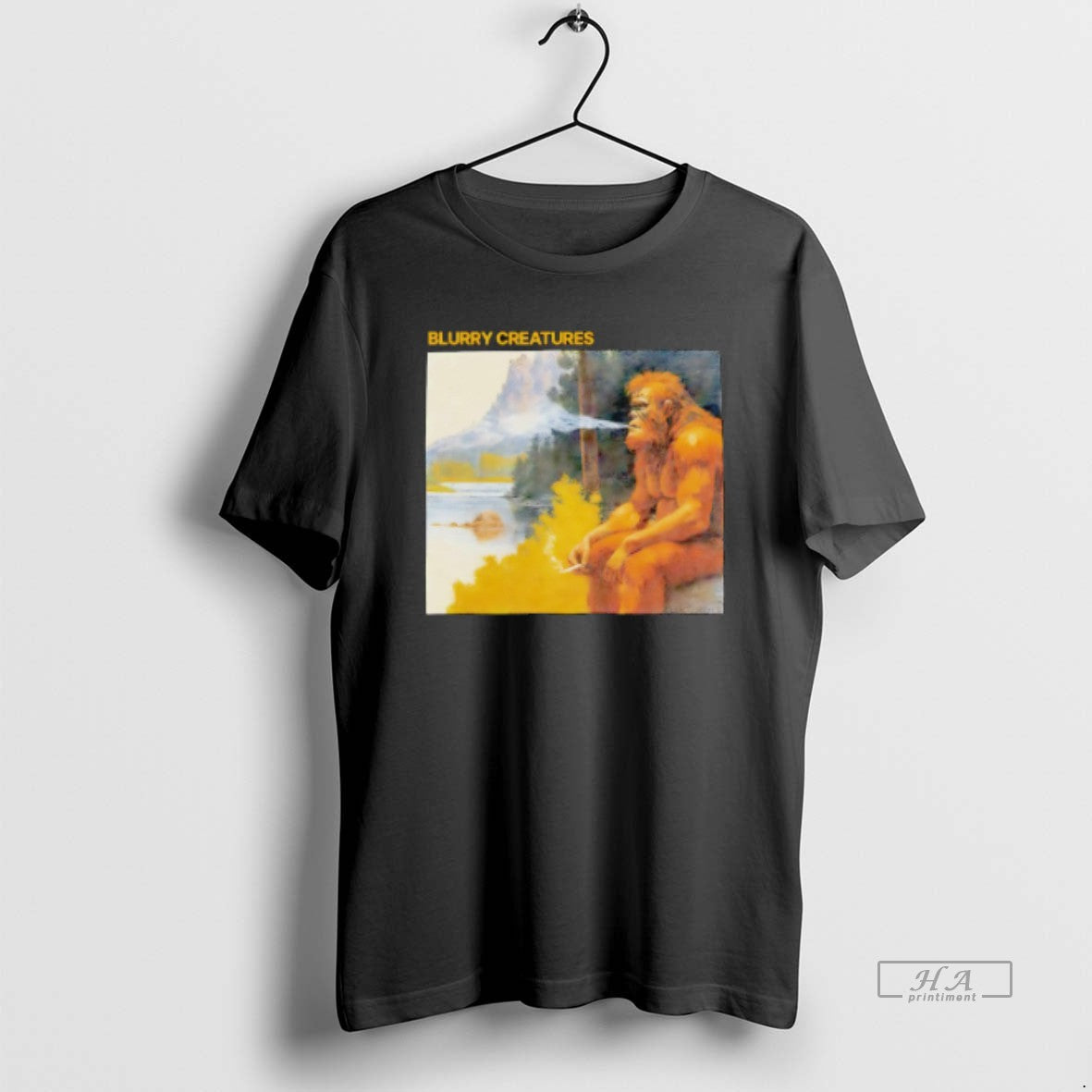 Official Bigfoot Smoking Vintage Unisex