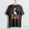 Official Bijan Robinson State Outline Texas Football Maps Sweater Unisex