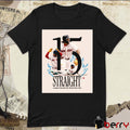 Boston Red Sox 15 Straight Longest Franchise Win Streak Since 1946 Poster t-shirt