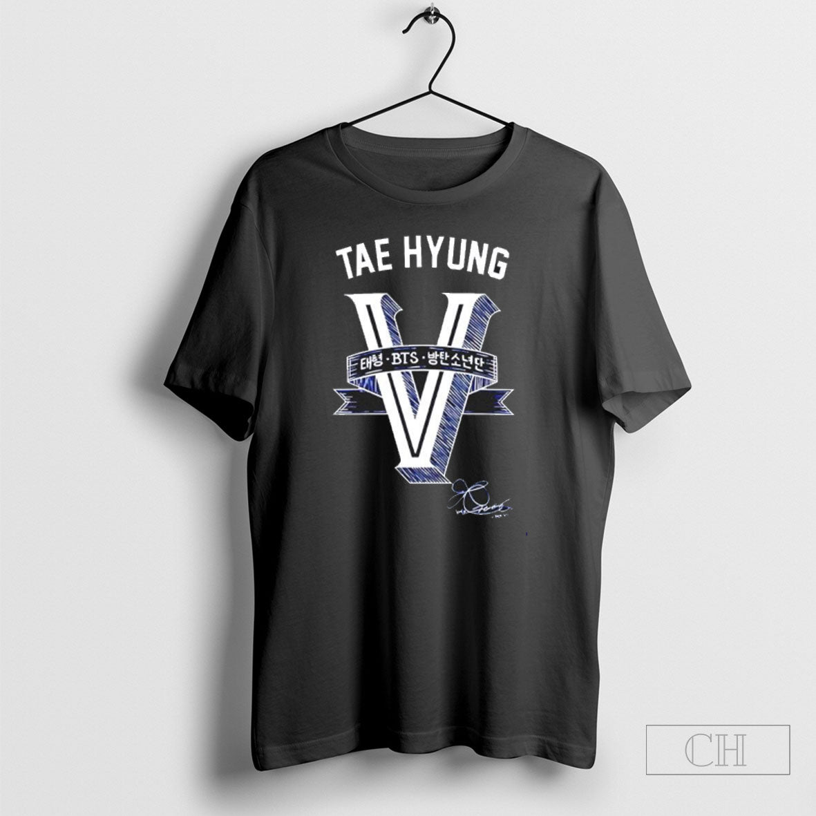 Official Bts V Tae Hyung Los Angeles Dodgers Signature Sweater Unisex