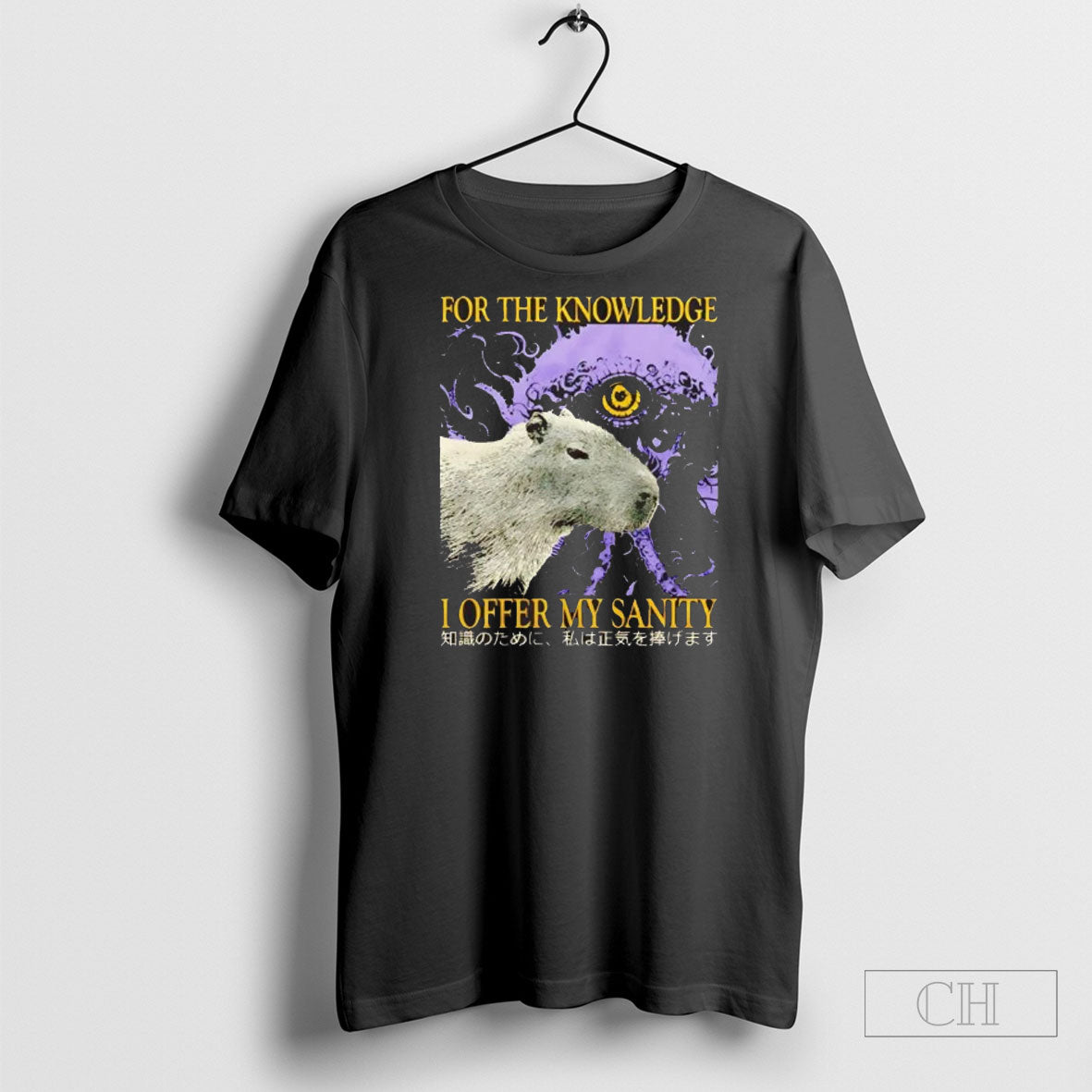 Official Capybara For The Knowledge I Offer My Sanity Sweater Unisex
