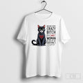 Official Cat Behind Every Crazy Bitch Is A Sweet Woman Sick Of Everyones Crap Sweater Unisex