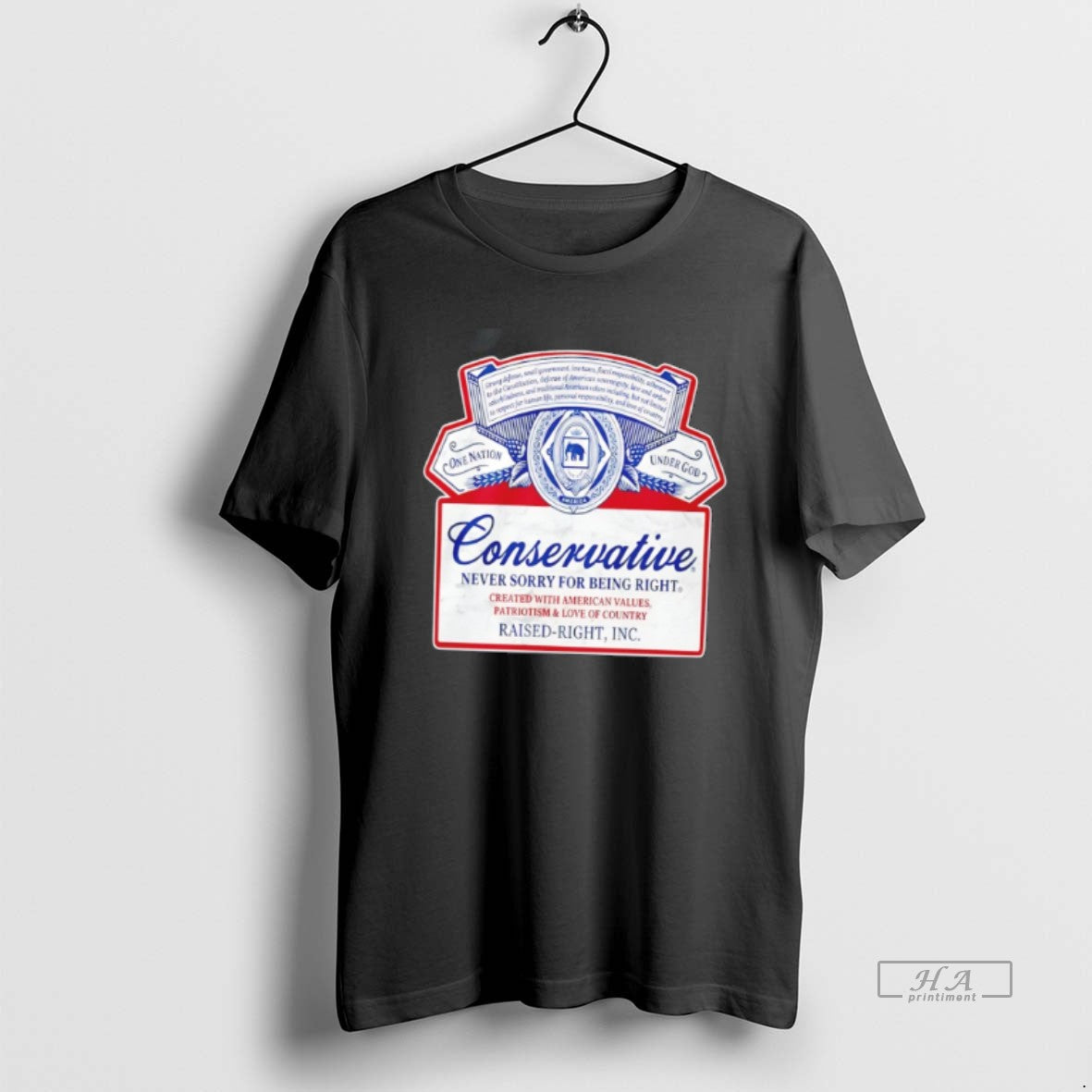 Official Conservative Never Sorry For Being Right Tee Unisex