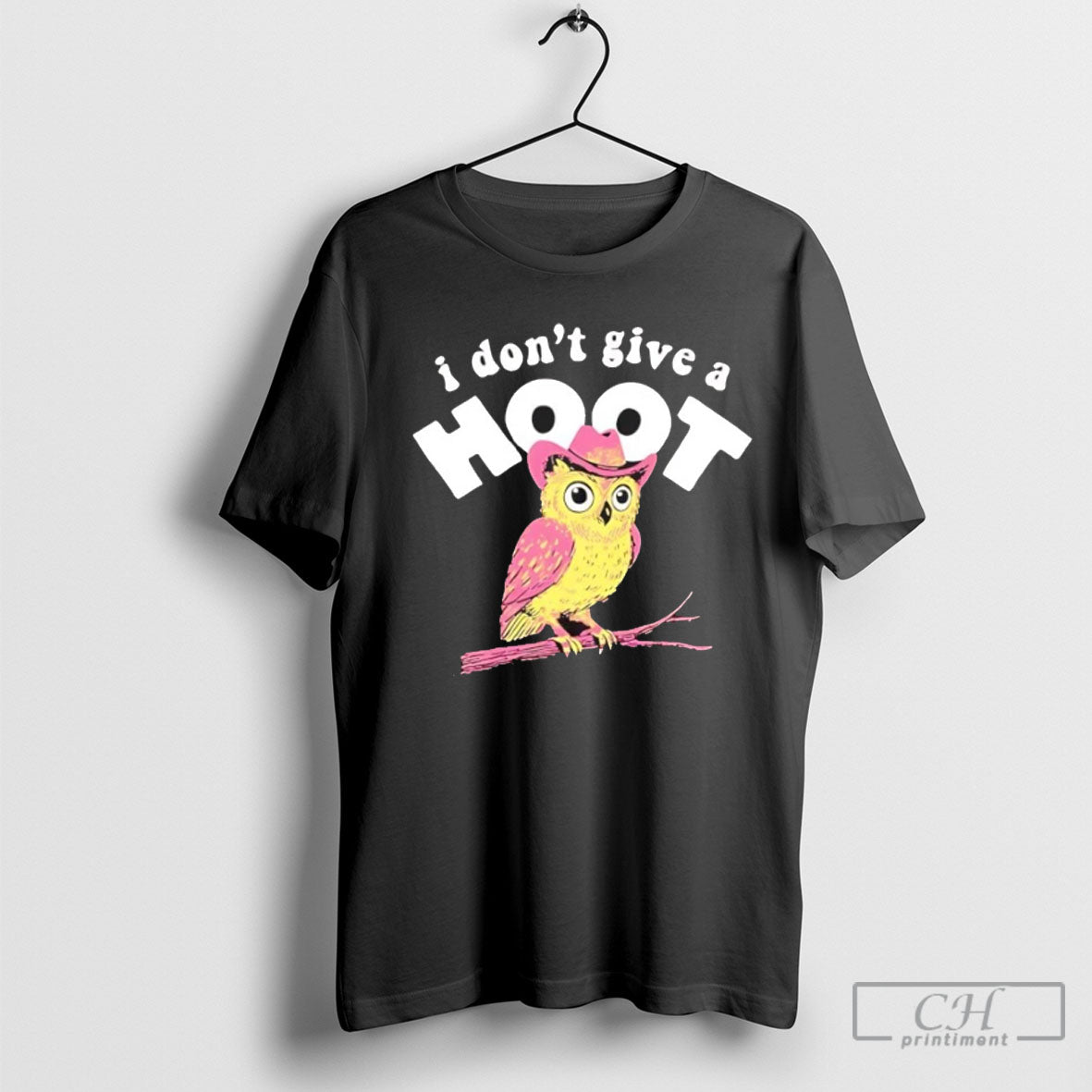Official Cowboy Owl I Dont Give A Hoot Sweater Unisex