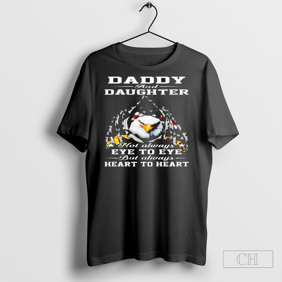 Official Daddy And Daughter Not Always Eye To Eye But Always Heart To Heart Sweater Unisex
