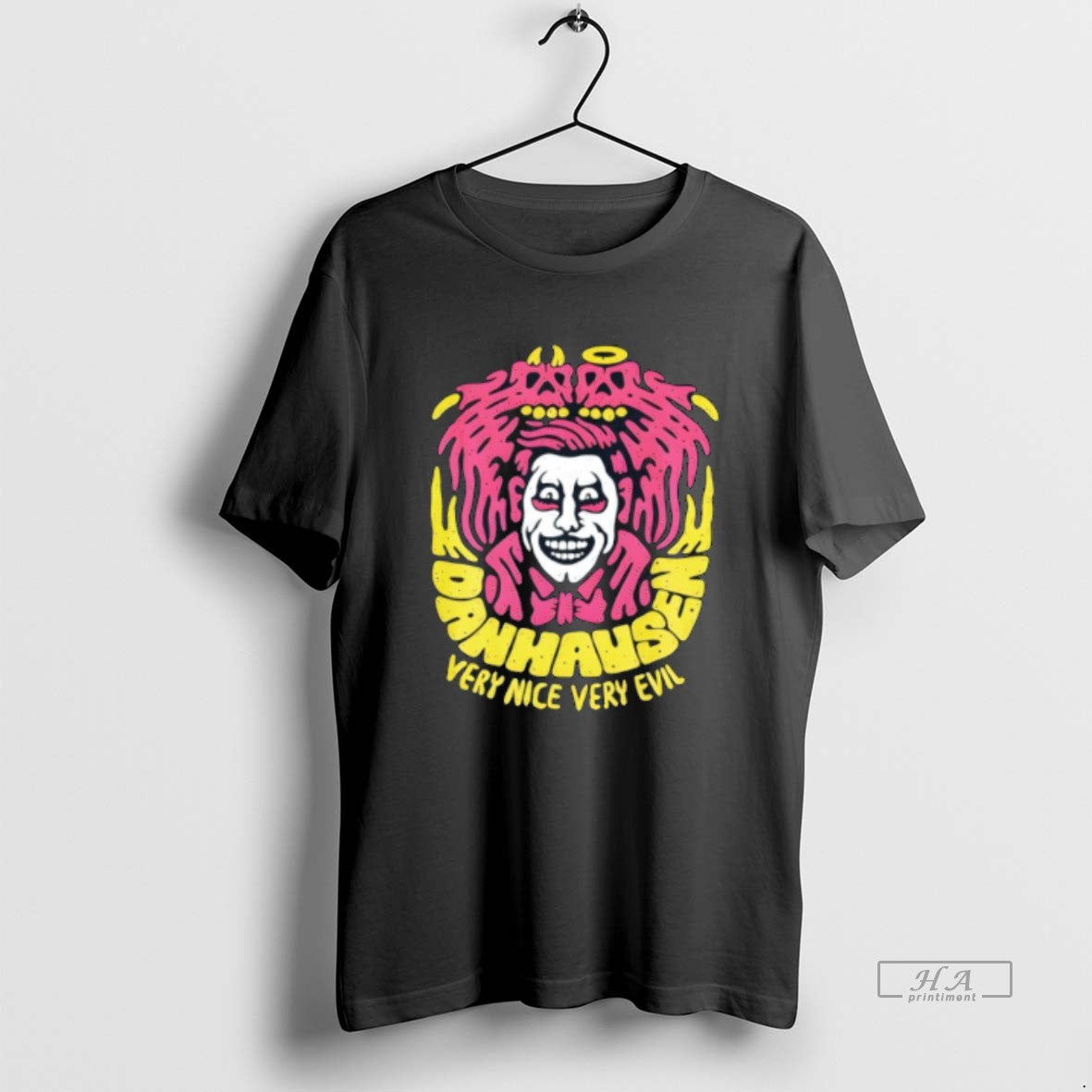 Official Danhausen Very Nice Very Evil Pro Wrestling Crate Unisex