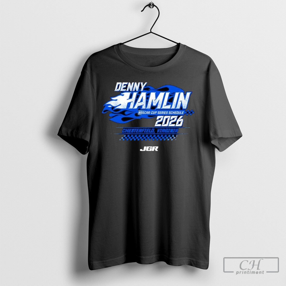 Official Denny Hamlin Nascar Cup Series Schedule 2026 Chesterfield Virginia Sweater Unisex