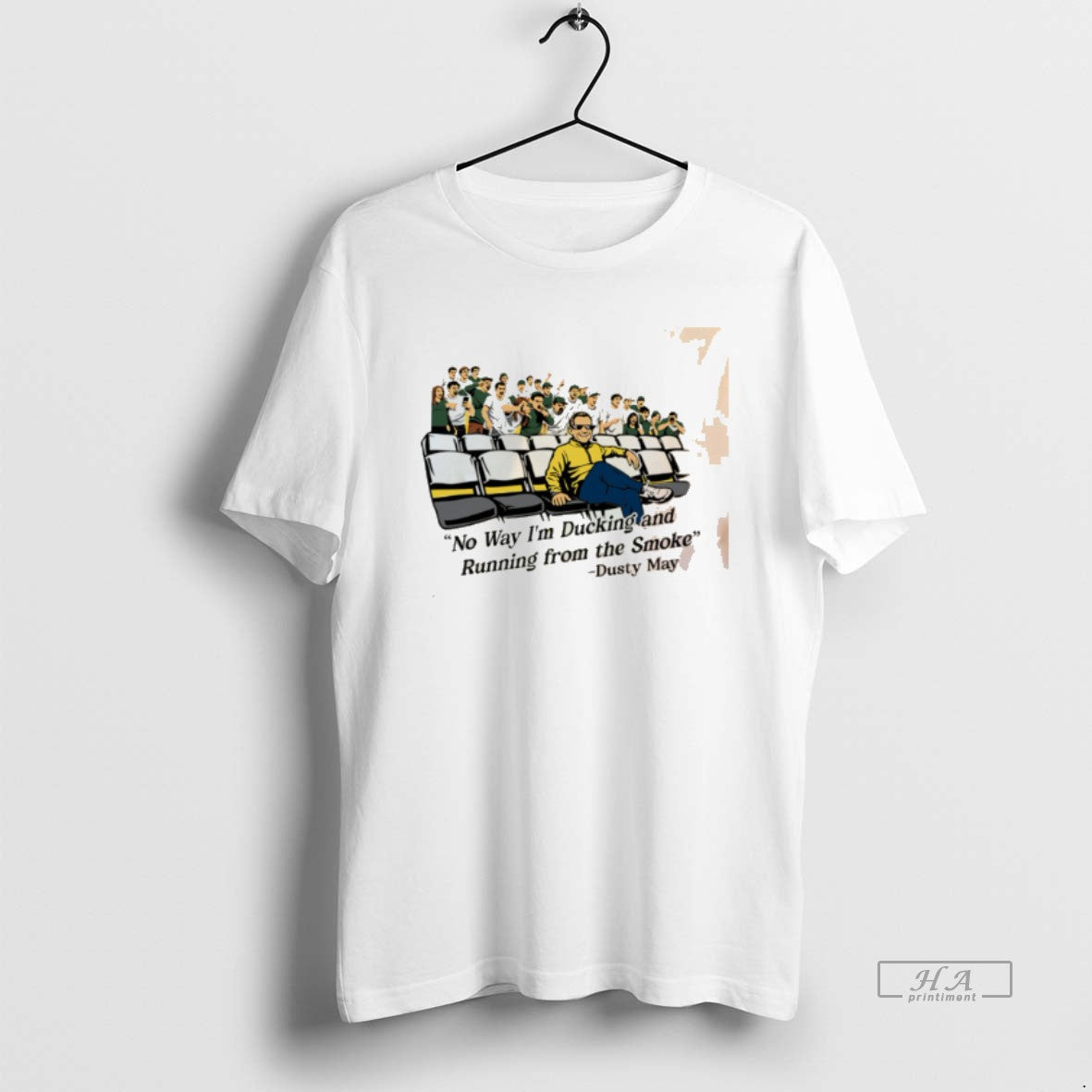 Official Dusty May No Way Im Ducking And Running From The Smoke Tee Unisex