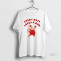 Official Every Butt Loves A Rub Pig Mens White Tee Unisex