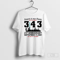Official Forever In Our Hearts 343 New Yorks Bravest 24th Anniversary Sweater Unisex