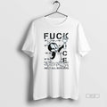 Official Fuck Ice Melt All Borders Chilly Willy Mens White Tee Unisex