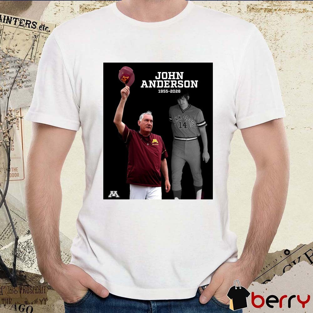 Hall of Fame coach John Anderson 1955 – 2026 Minnesota Baseball Poster t-shirt
