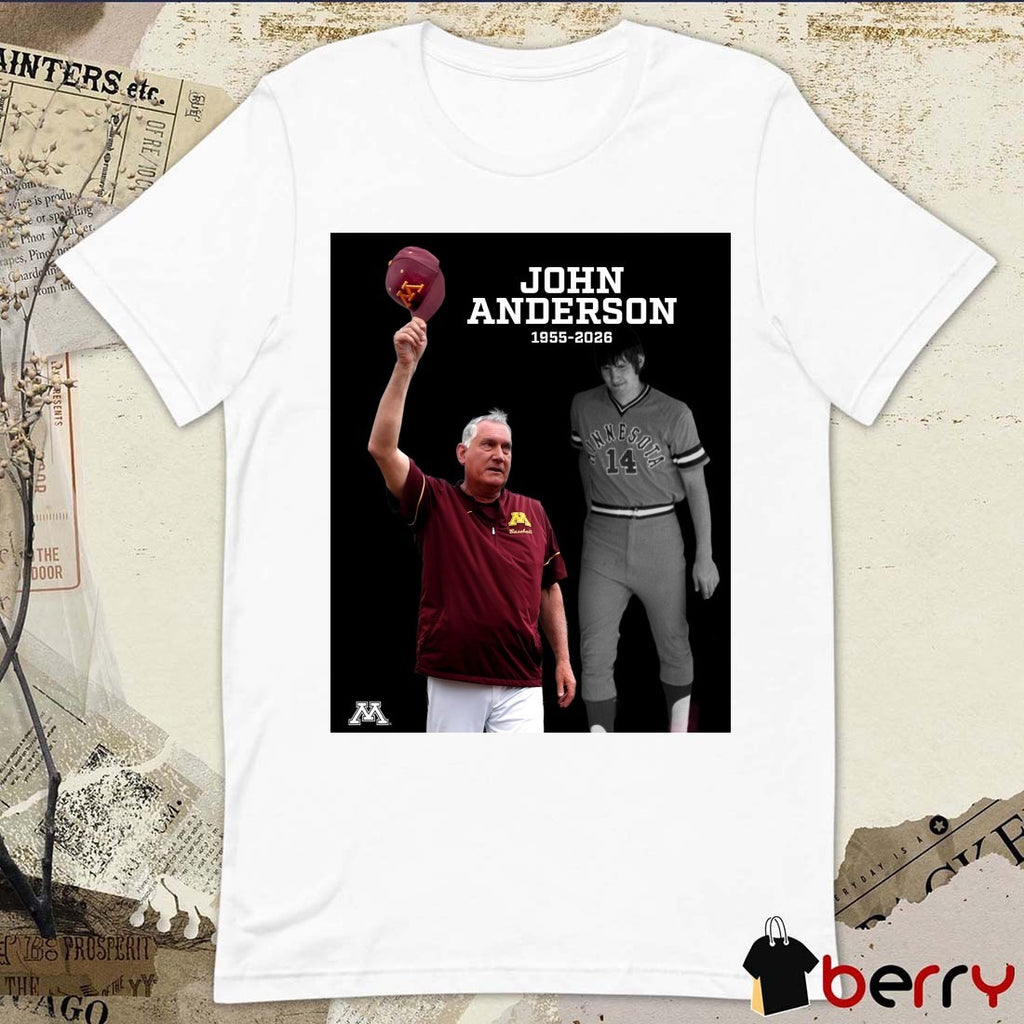 Hall of Fame coach John Anderson 1955 – 2026 Minnesota Baseball Poster t-shirt